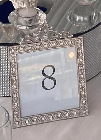 Diamante Table Numbers