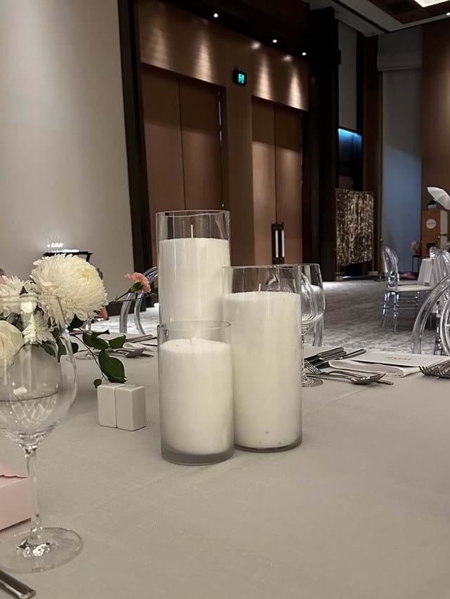 Cylinder Powder Candles