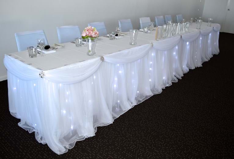 Bridal Table Skirting
