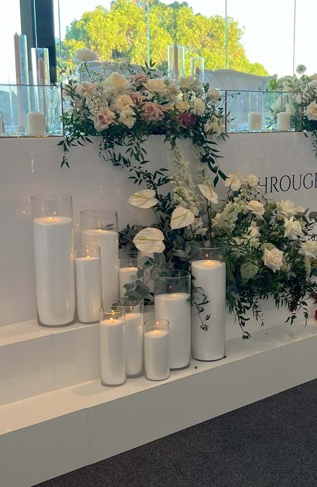 XL Cylinder Powder Candles